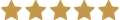 Fünf goldene Sterne stehen nebeneinander als Bewertungssymbol für höchste Kundenzufriedenheit.